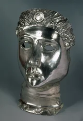 Silver Mask, Roman, 1st Half of 3rd Century AD